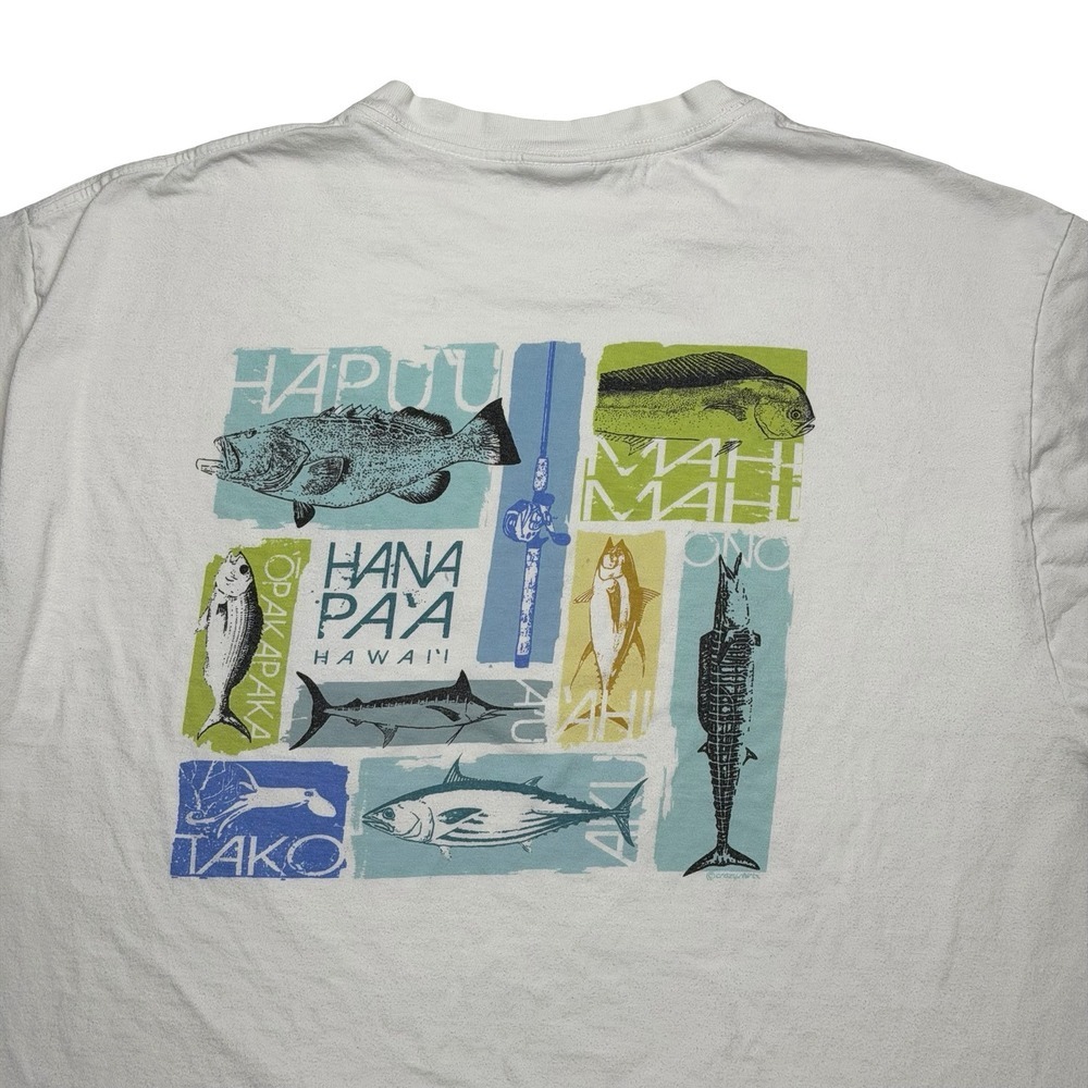 2012 Crazy Shirts Hana Pa'aa Hawaii Hawaiian fish shirt